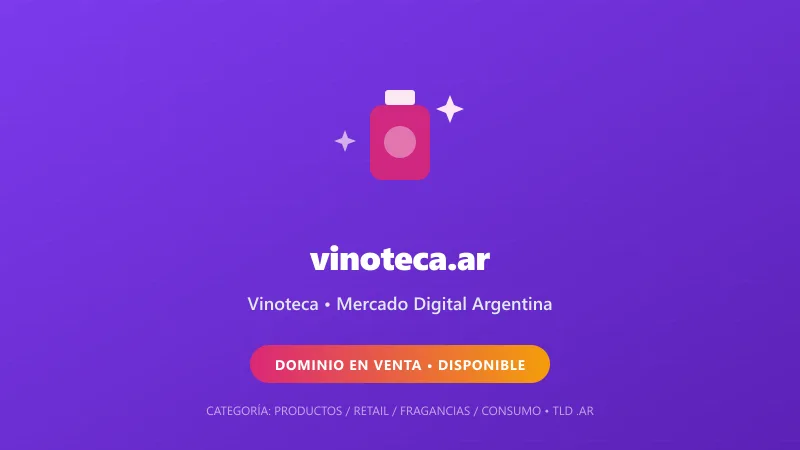 Identidad gráfica y activo digital para Vinoteca en Argentina